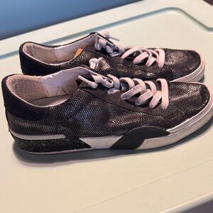 Dolce Vita Black and White Sneakers